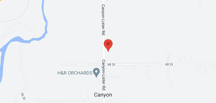 map of 4902 Canyon Lister Road